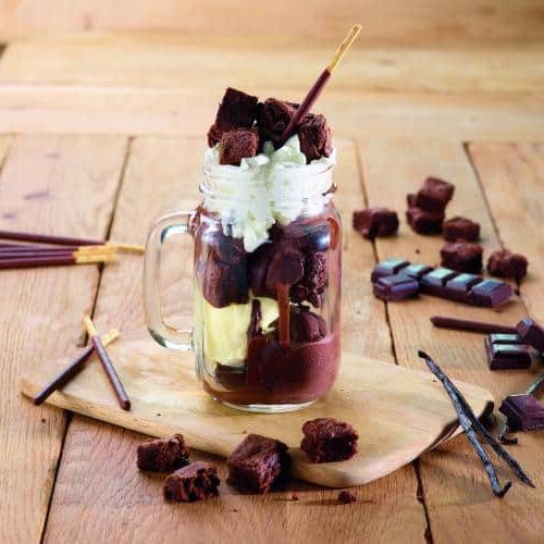 Sundae choco brownie